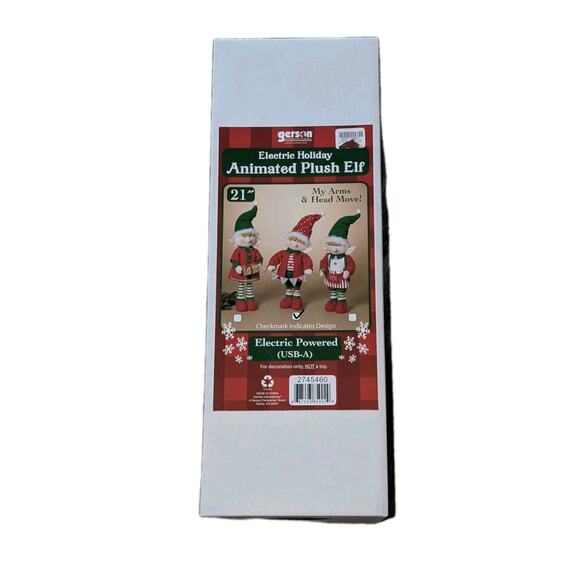 Moving Santa and Elf - Etsy NEW! Gerson International 21\